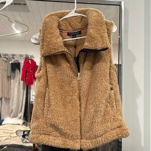 Tommy Hilfiger - Faux Fur Vest | Small - New w/ Tags | Tan/Brown